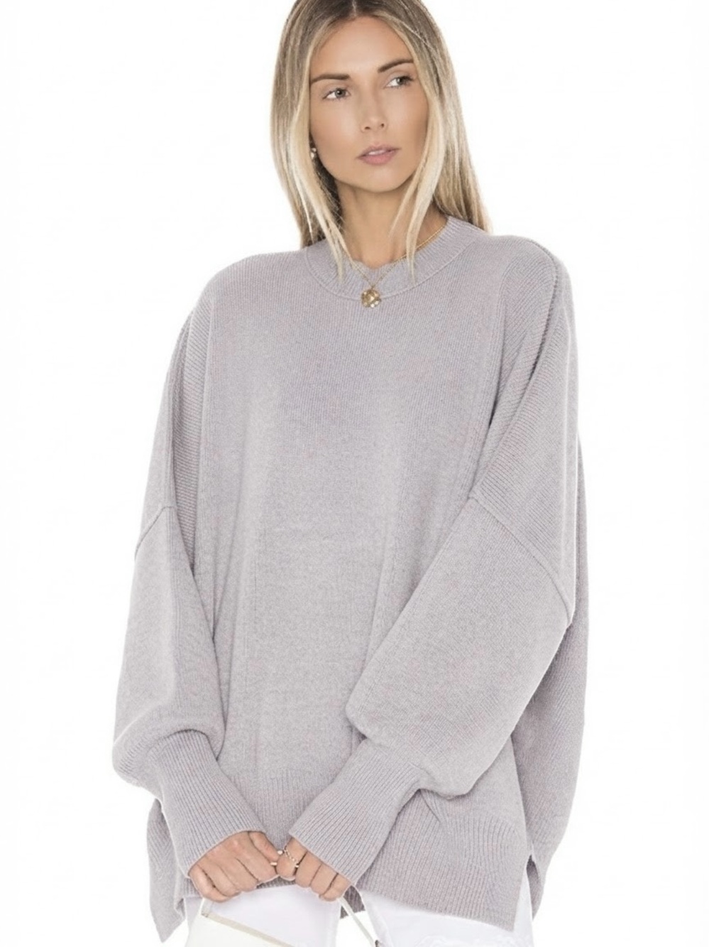 Free People Easy Street Tunic Sweater Size M